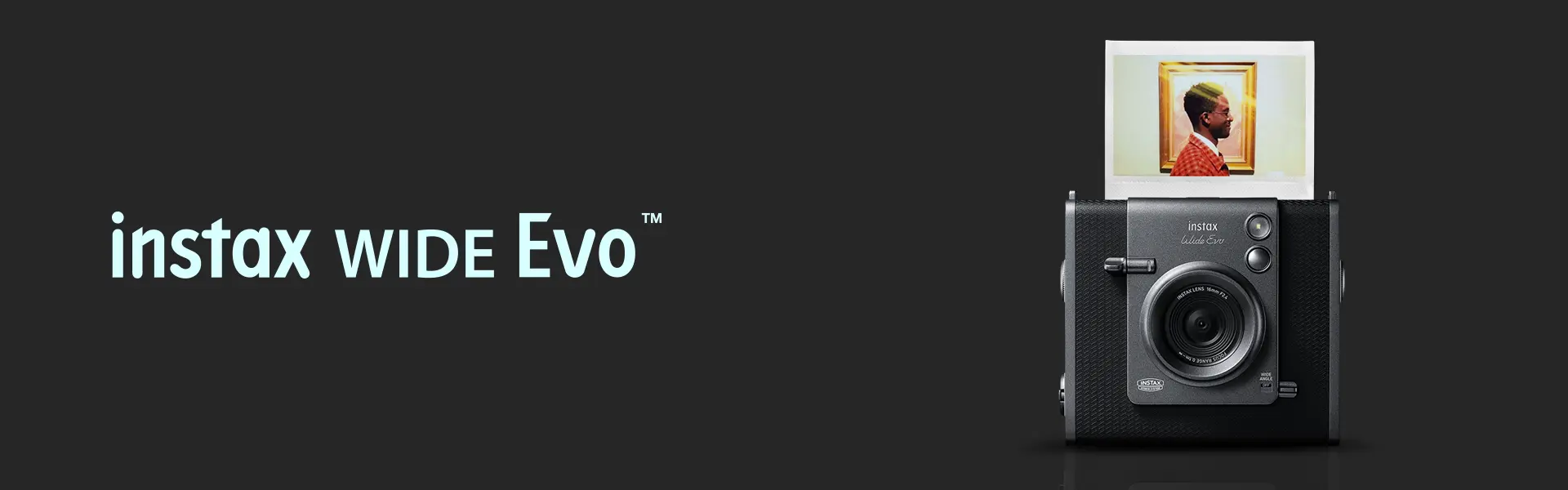 Fujifilm instax WIDE Evo 寬幅混合式拍立得相機產品圖