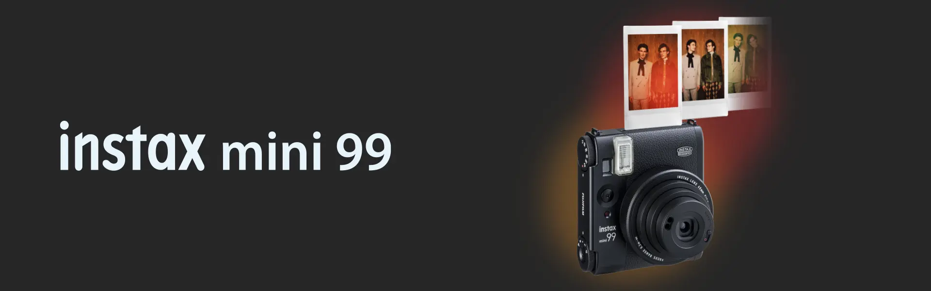 Fujifilm instax mini 99 創意類比拍立得相機官方主視覺