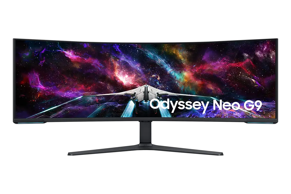 Samsung Odyssey Neo G9 G95NC 57 吋 Mini LED 曲面電競螢幕官方產品圖