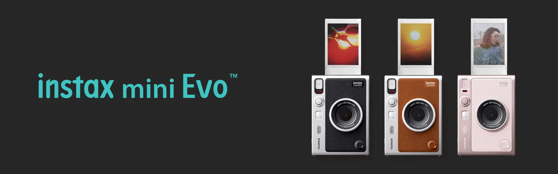 Fujifilm instax mini Evo 混合式拍立得相機官方主視覺