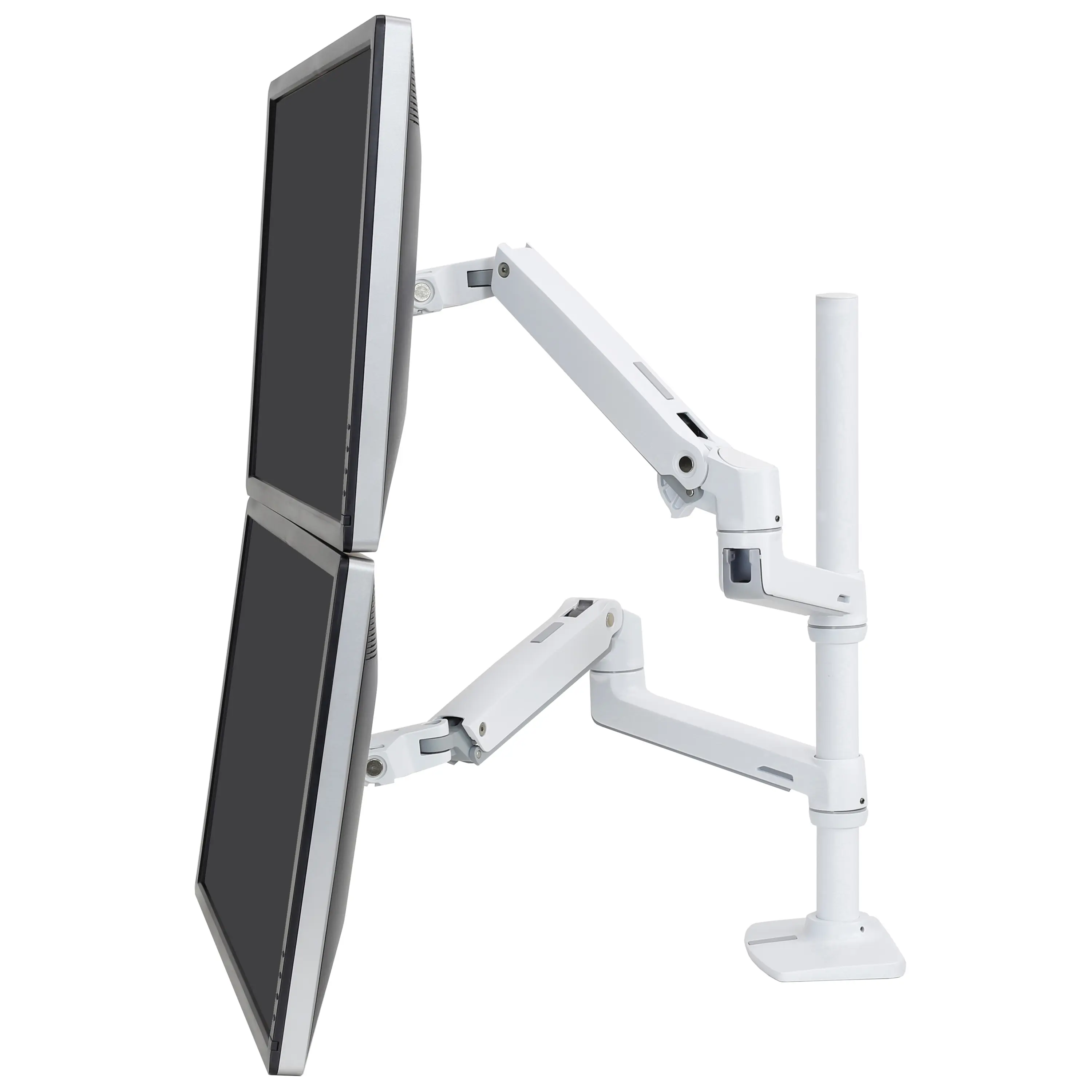 Ergotron LX Dual Stacking 45-509-216 雙螢幕支架官方產品圖