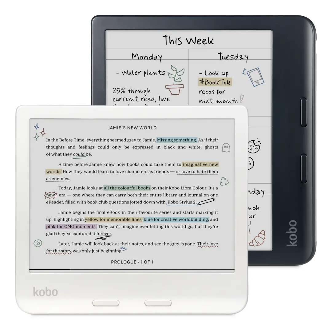 Kobo Libra Colour閱讀器外觀