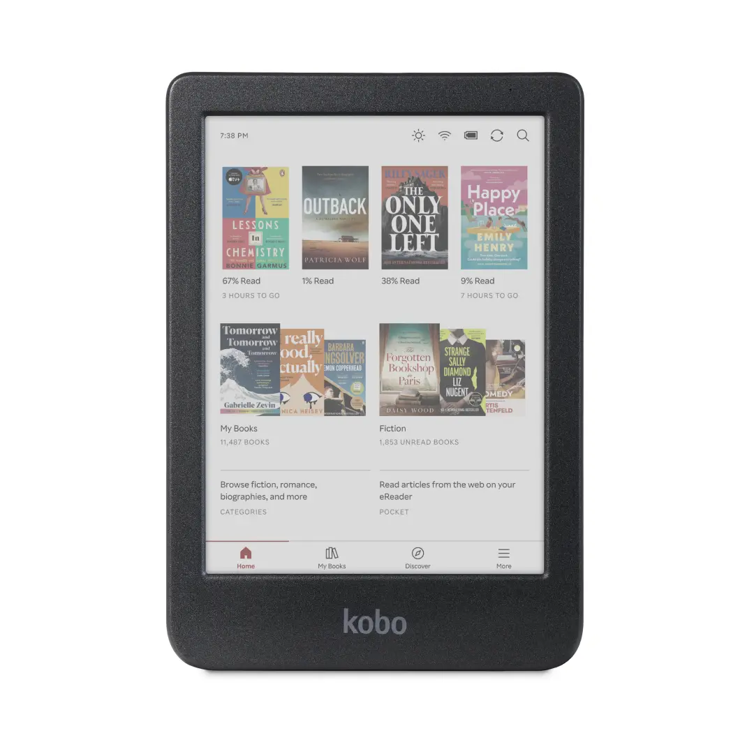 Kobo Clara Colour閱讀器外觀