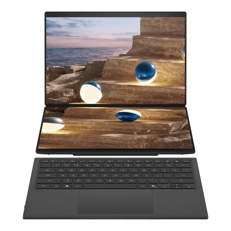ASUS Zenbook DUO UX8407AA-0083I358H 外觀與配色
