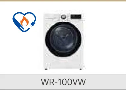 LG WR-100VW乾衣機外觀